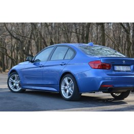 Накладки сплиттеры на пороги на BMW 3 F30 M-Sport